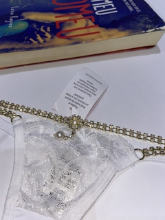 Calcinha sexy com biju - loja online
