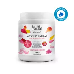 MASCARA CAPILAR CON ACEITES FLORALES TRATAMIENTO 2 EN 1 SIN TACC/ TAN NATURAL