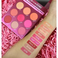 Blush Crush 9 Color Blush Palette - Match Three Rude Cosmetics - comprar online