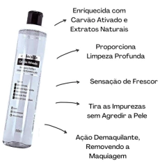 Agua micelar Carbón activado 300ml - MAX LOVE - comprar online