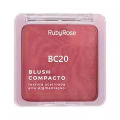 Rubor compacto textura satinada RUBY ROSE - Miss Glow Cosmetics