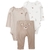 Carter´s Set 3 Piezas Bodies Mangas largas Pantalon oso
