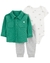 Carter´s Set 3 Piezas Body Mangas Cortas Campera Pantalon