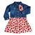 Vestido Infantil com Jaqueta Picapino