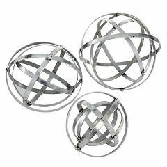 Borlas de metal plateado estilo industrial