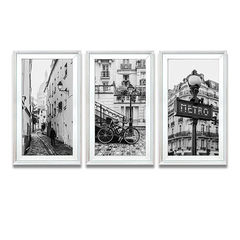 Cuadro marco espejado Paris Metro 30*50 por 3