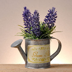 Lavanda regadera de metal
