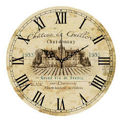 Reloj de pared madera