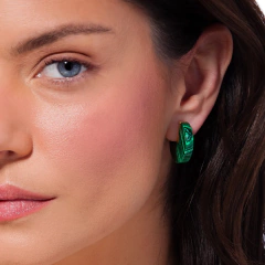 Brinco Riso Malaquita - comprar online