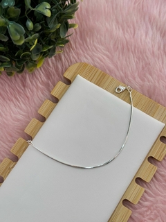 Pulseira fio banhada a prata - comprar online