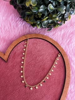 Pulseira estrelas dourada - comprar online