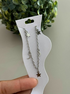Tornozeleira céu aço inox - comprar online