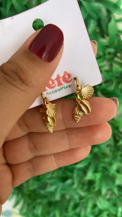 Mini argola mar Dourada - comprar online