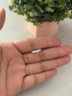 Piercing presão zirconia banhada a prata - comprar online