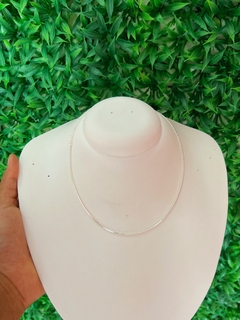 Choker fio banhada a prata - comprar online