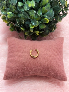 Piercing de pressão basic dourado