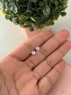 Brinco zirconia cores banhada a prata - comprar online