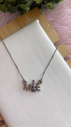 Colar Nossa Senhora mãe aço inox - comprar online