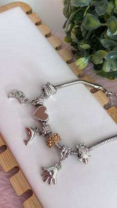 Pulseira com berloques biju - loja online