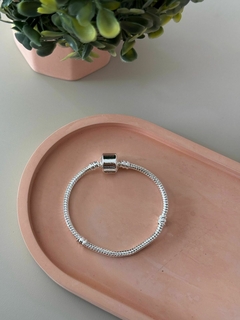 Pulseira para berloques infantil banhada a prata - comprar online