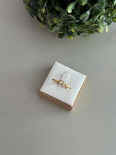Anel aço inox modelos dourado - loja online