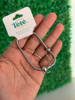 Pulseira com trava aço inox - comprar online
