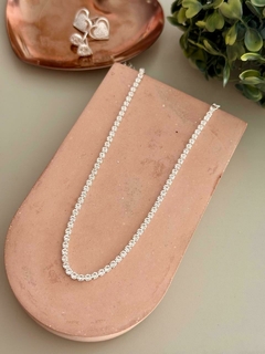Choker strass M banhado a prata - comprar online