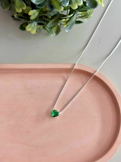 Colar ponto de luz cores banhado com garantia - Têtê Acessórios