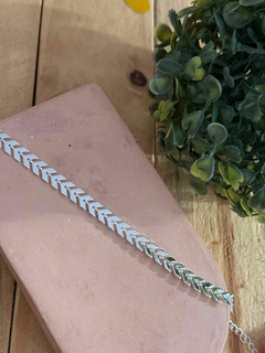 Pulseira seta banhada a prata - comprar online