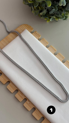 Colar corrente masculino aço inox - comprar online