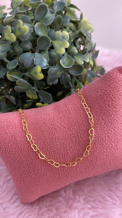 Pulseira infantil coração banhada a ouro - comprar online