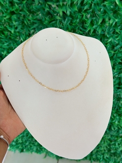 Choker elos coração dourada - comprar online