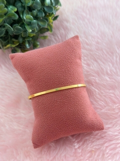 Bracelete liso banhado a ouro - comprar online