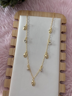 Choker folheada a ouro na internet