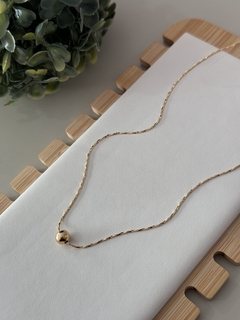 Choker bolinha banhada a ouro - comprar online
