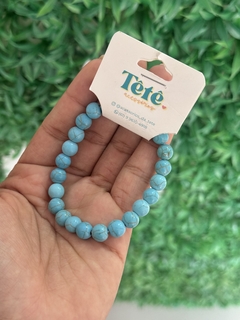 Pulseira country miçanga turquesa - comprar online