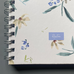 Cuaderno A5 Wedding Planner - Jazmín Blue - comprar online