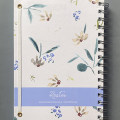 Cuaderno A5 Wedding Planner - Jazmín Blue - Ruster Estudio