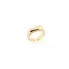 Anel dedinho Ajustavel Banhado a Ouro 18k