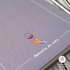 Cuaderno para apuntes y notas de cata