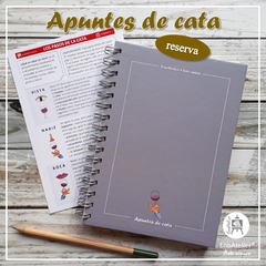 Cuaderno para apuntes y notas de cata