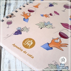 Cuaderno para apuntes y notas de cata