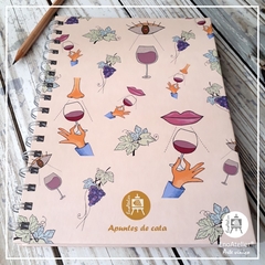 Cuaderno para apuntes y notas de cata