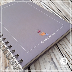 Cuaderno para apuntes y notas de cata