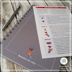 Cuaderno para apuntes y notas de cata