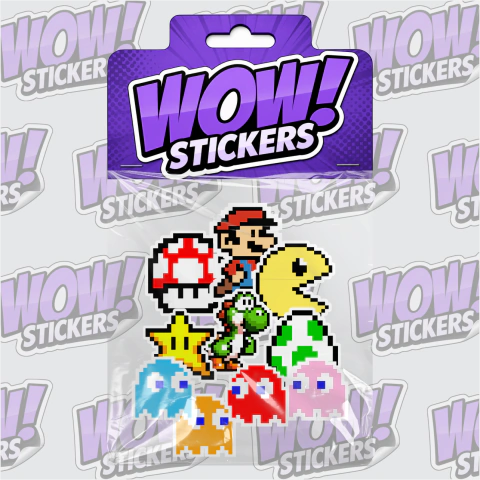 PACK 10 Stickers Pixels 02
