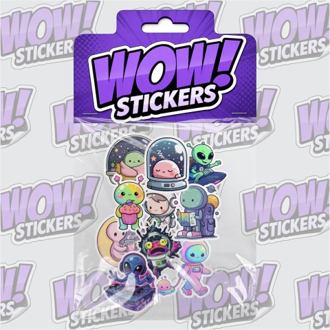PACK 10 Stickers Space 02
