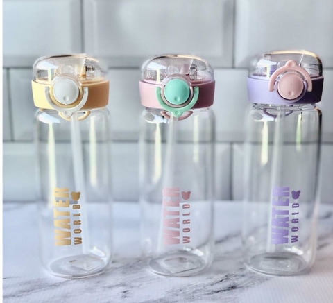 Botella con Bombilla