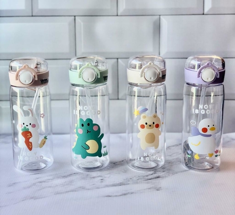 Botella Plástica con Sorbete