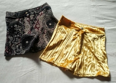 Short estampado, short velvet